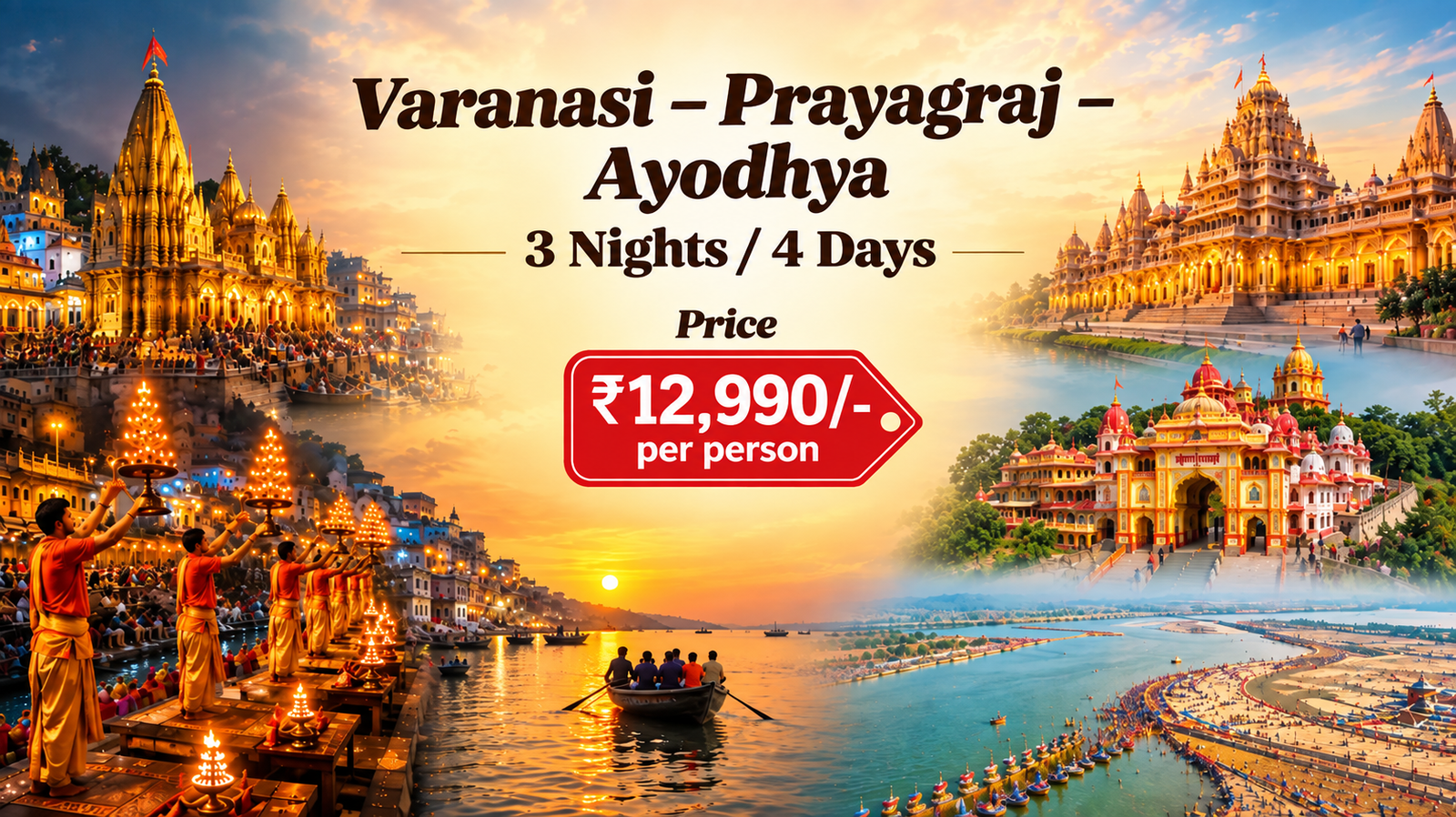Varanasi - Pryagraj - Ayodhya